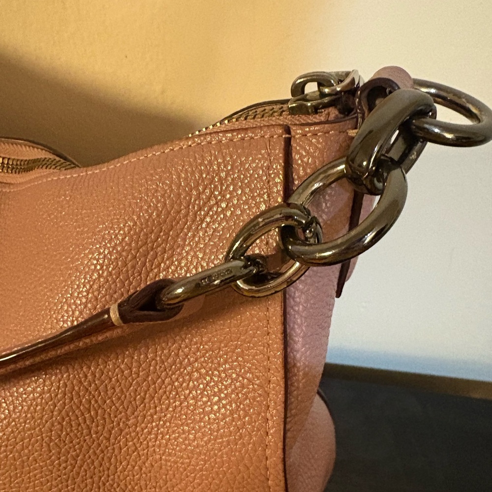 Bundle Coach Light Pink Leather Wallet and Shoulder Bag - Picture 13 of 16